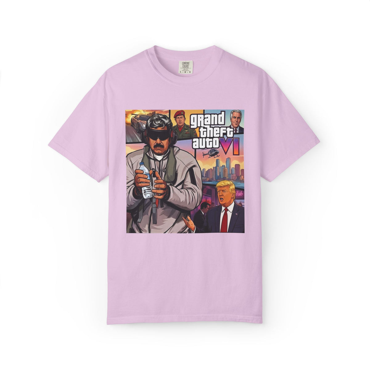 A1 Graphic Tee — 'Grand Theft Auto VI' Collage Design