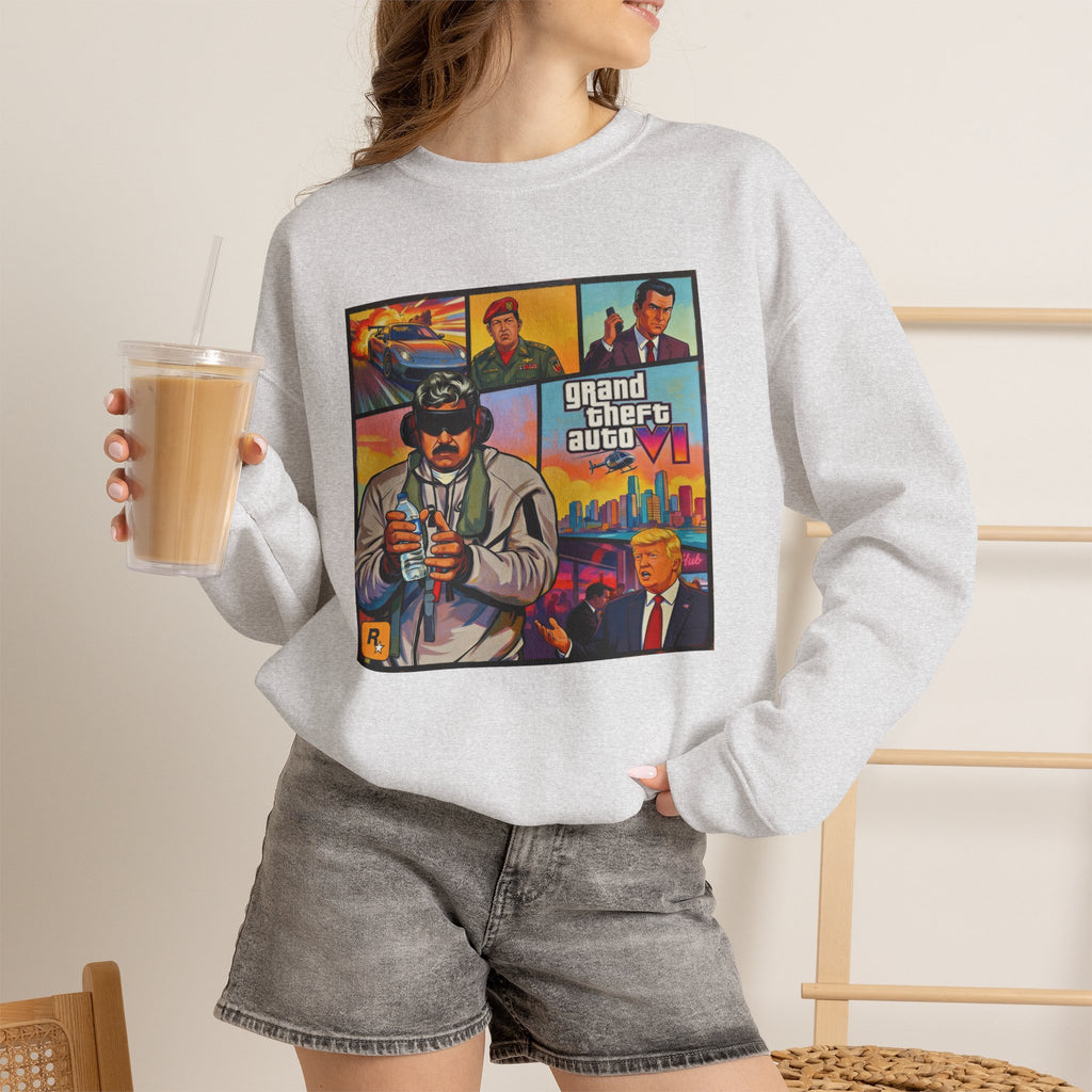 B1 M4DURO — 'Grand Theft Auto VI' Unisex Heavy Blend™ Crewneck Sweatshirt NEW COLORFULL STYLE!