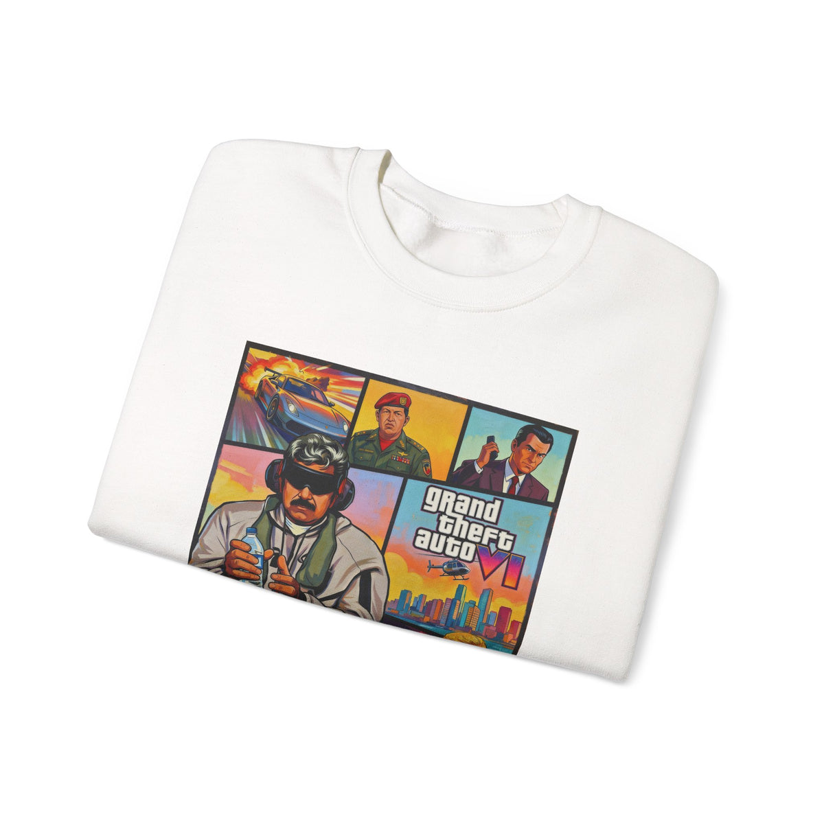 B1 M4DURO — 'Grand Theft Auto VI' Unisex Heavy Blend™ Crewneck Sweatshirt NEW COLORFULL STYLE!