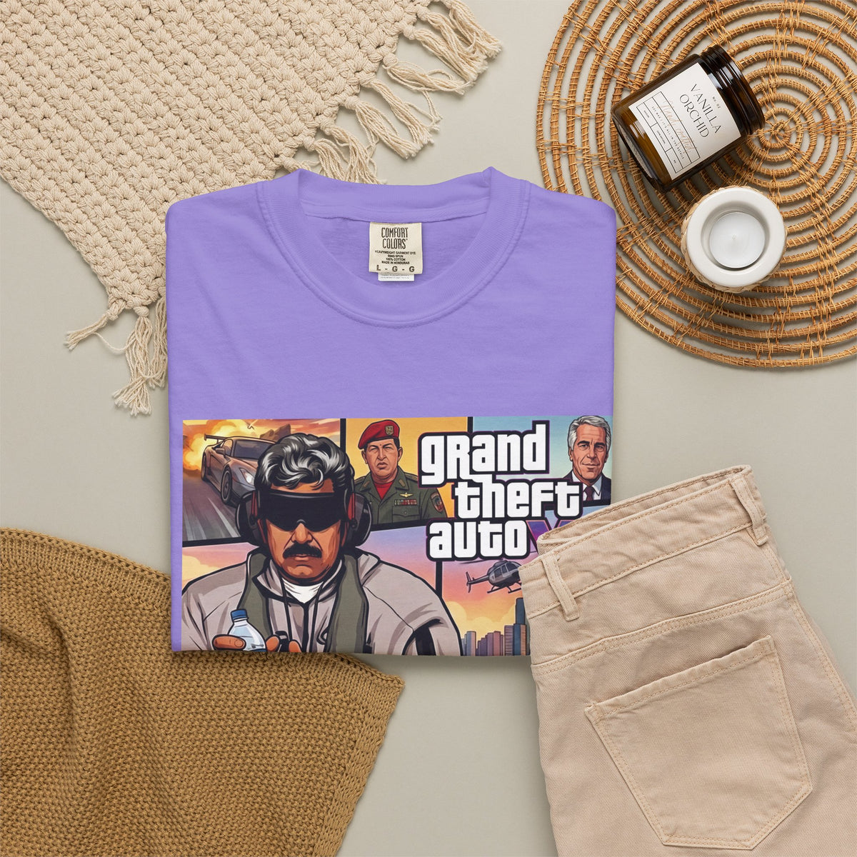 A1 Graphic Tee — 'Grand Theft Auto VI' Collage Design
