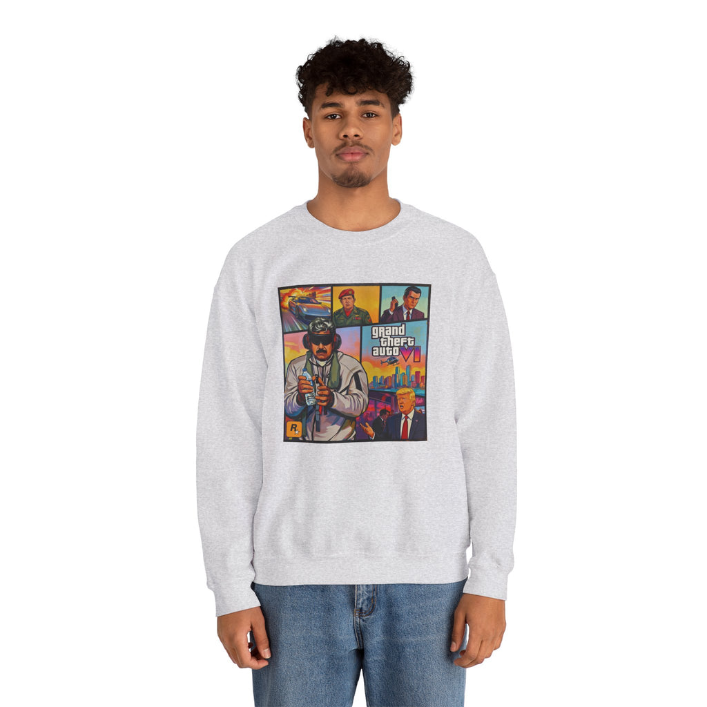 B1 M4DURO — 'Grand Theft Auto VI' Unisex Heavy Blend™ Crewneck Sweatshirt NEW COLORFULL STYLE!