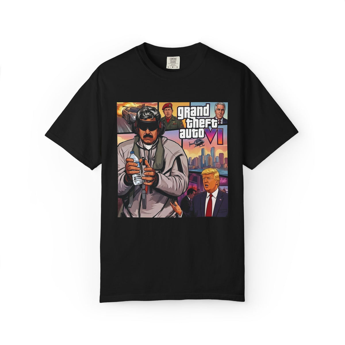 A1 Graphic Tee — 'Grand Theft Auto VI' Collage Design