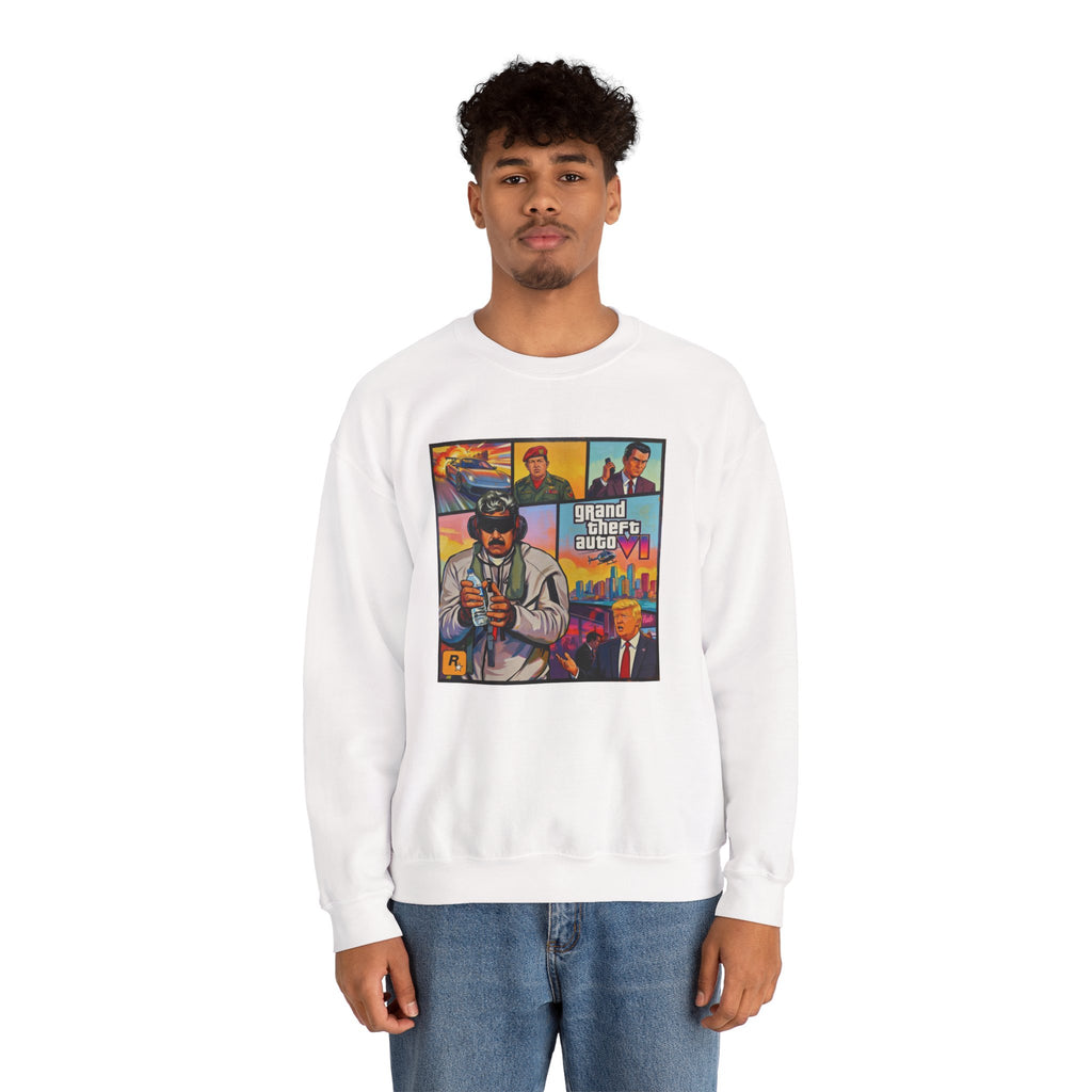 B1 M4DURO — 'Grand Theft Auto VI' Unisex Heavy Blend™ Crewneck Sweatshirt NEW COLORFULL STYLE!