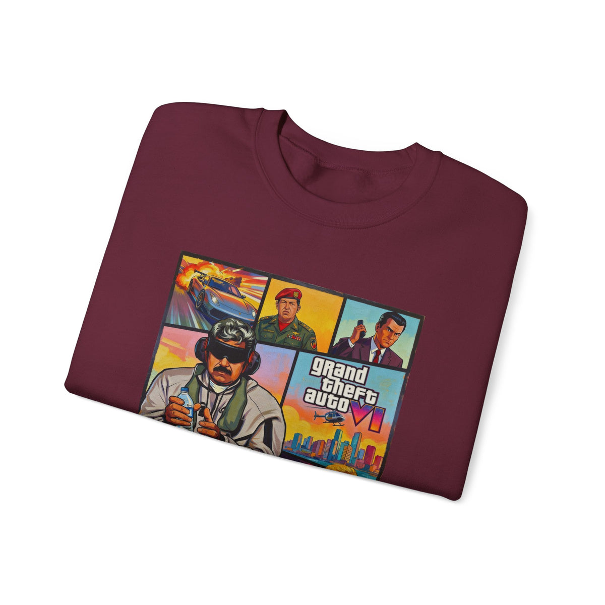 B1 M4DURO — 'Grand Theft Auto VI' Unisex Heavy Blend™ Crewneck Sweatshirt NEW COLORFULL STYLE!