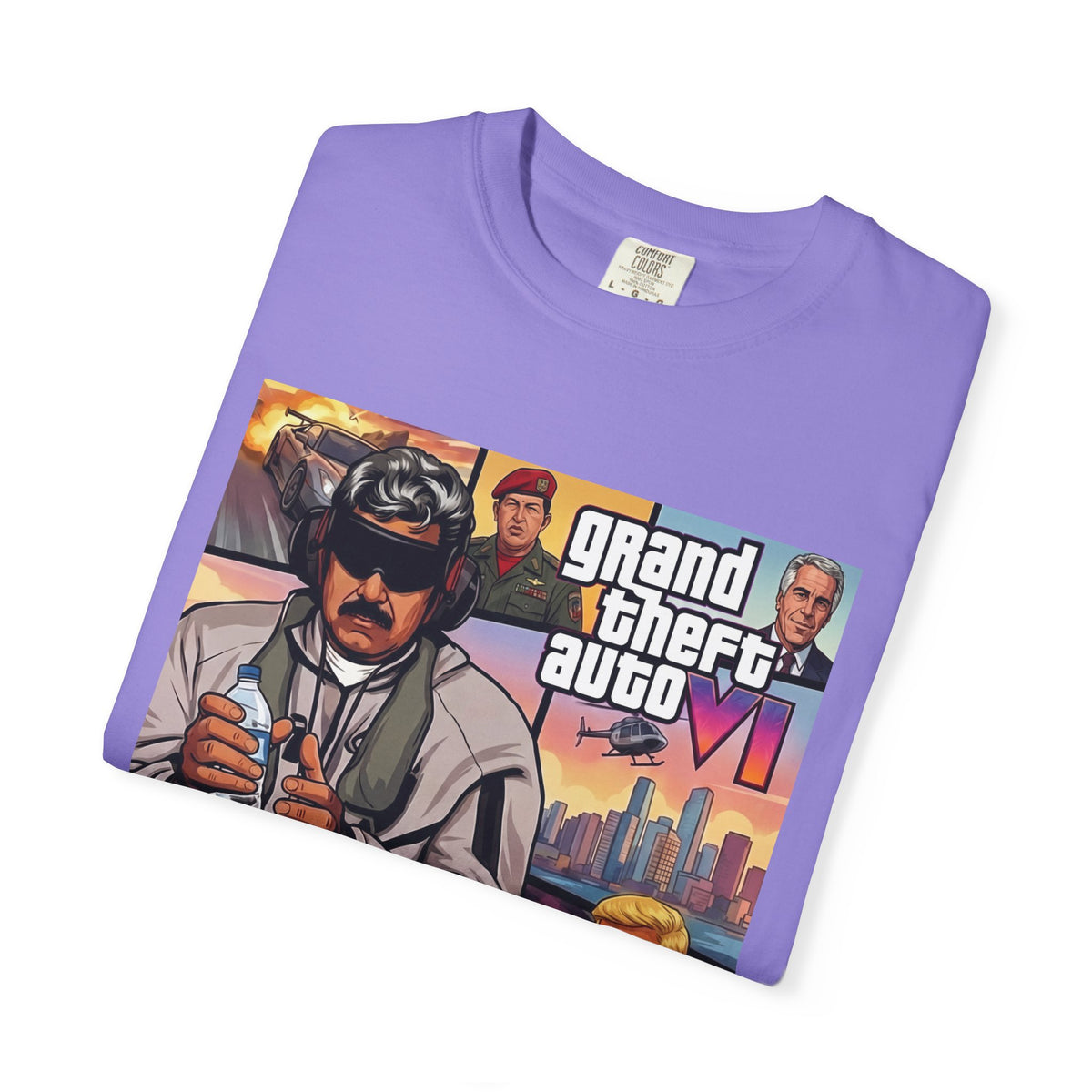 A1 Graphic Tee — 'Grand Theft Auto VI' Collage Design