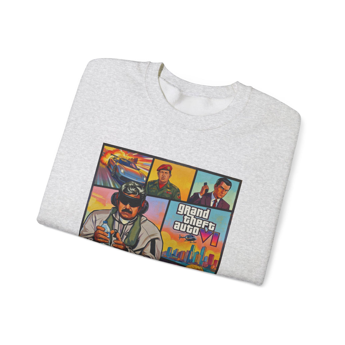B1 M4DURO — 'Grand Theft Auto VI' Unisex Heavy Blend™ Crewneck Sweatshirt NEW COLORFULL STYLE!