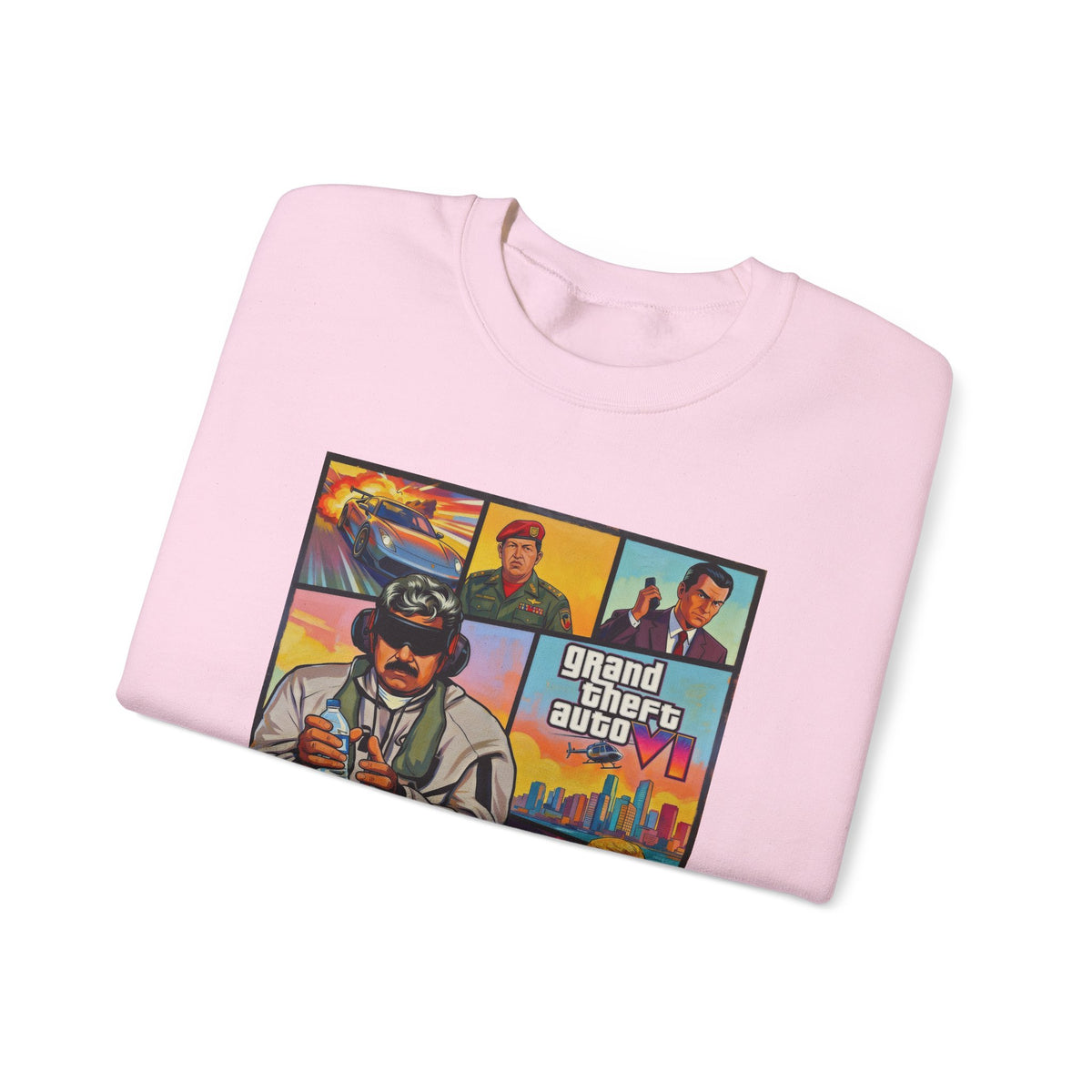 B1 M4DURO — 'Grand Theft Auto VI' Unisex Heavy Blend™ Crewneck Sweatshirt NEW COLORFULL STYLE!