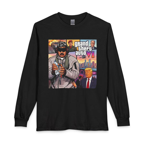 Grand Theft Auto Parody Long Sleeve Tee