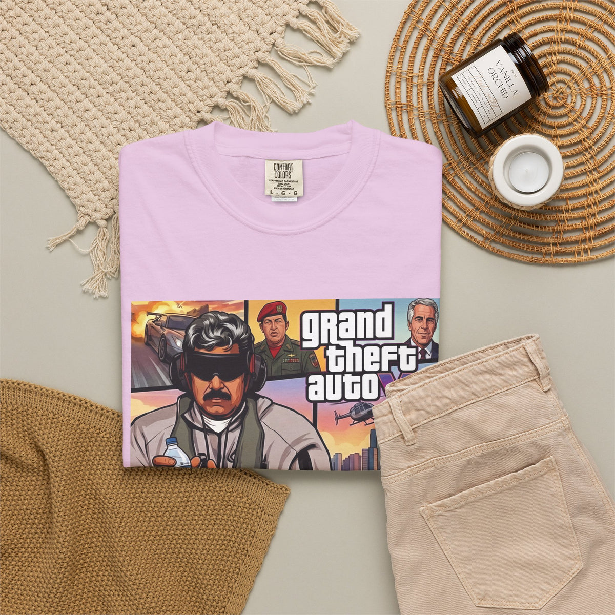 A1 Graphic Tee — 'Grand Theft Auto VI' Collage Design