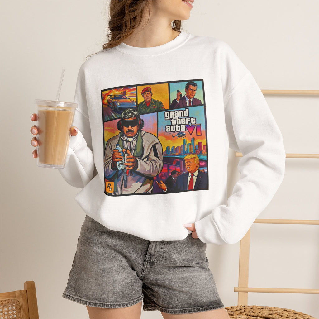 B1 M4DURO — 'Grand Theft Auto VI' Unisex Heavy Blend™ Crewneck Sweatshirt NEW COLORFULL STYLE!