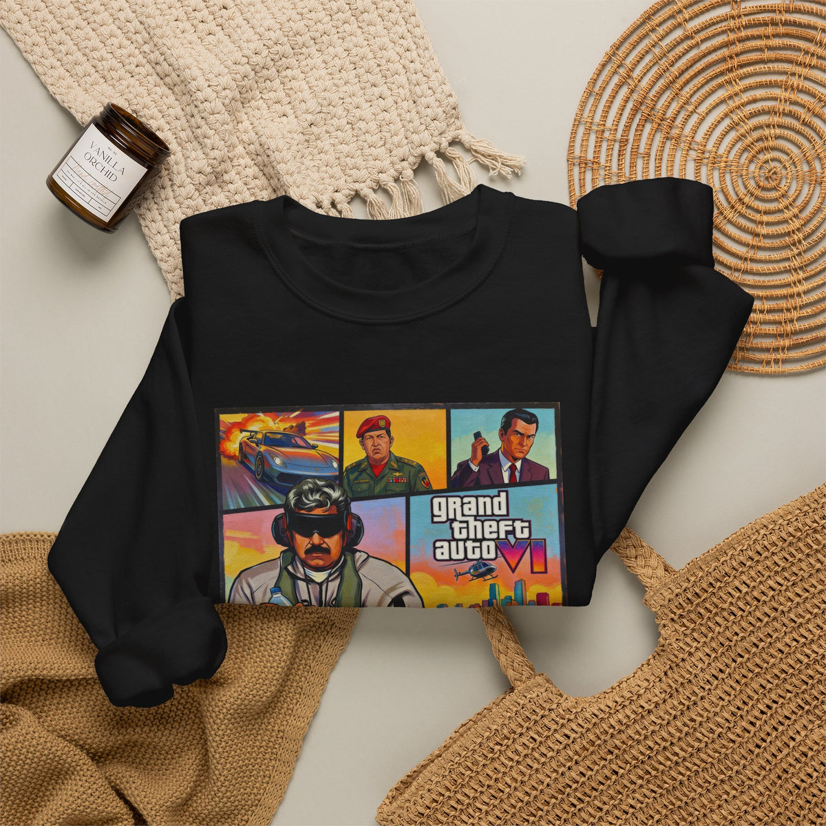 B1 M4DURO — 'Grand Theft Auto VI' Unisex Heavy Blend™ Crewneck Sweatshirt NEW COLORFULL STYLE!
