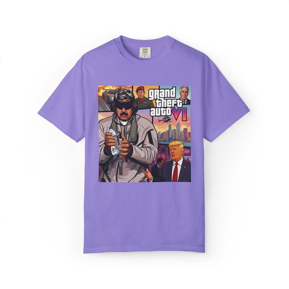 A1 Graphic Tee — 'Grand Theft Auto VI' Collage Design